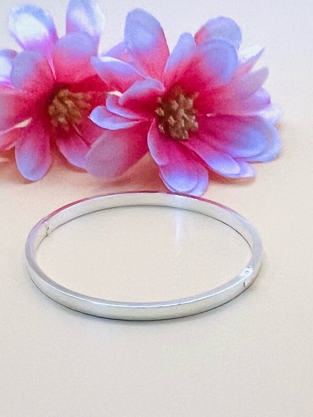 Slim Silver .926 Cuff Bracelet
